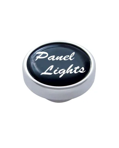 UP23215-"Panel Lights" Dash Knob - Black Glossy Sticker