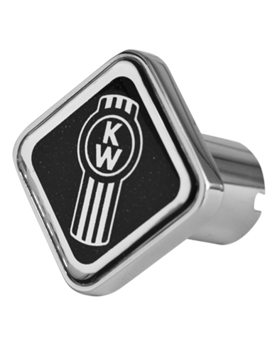 DLPCK-KW1-S-5778-Kenworth Logo Square Knob Metallic Black 195 DLPCK-KW1-S-5778-Kenworth Logo Square Knob Metallic Black 195