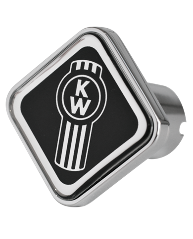 DLPCK-KW1-S-6090-Kenworth Logo Square Knob Black 190 DLPCK-KW1-S-6090-Kenworth Logo Square Knob Black 190