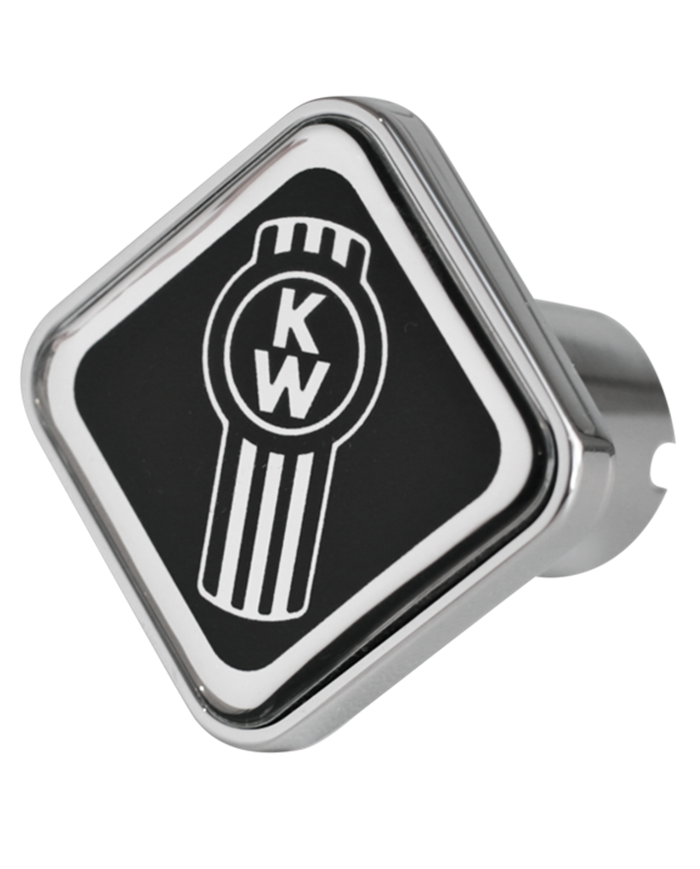 DLPCK-KW1-S-6090-Kenworth Logo Square Knob Black 190