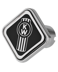DLPCK-KW1-S-6090-Kenworth Logo Square Knob Black 190