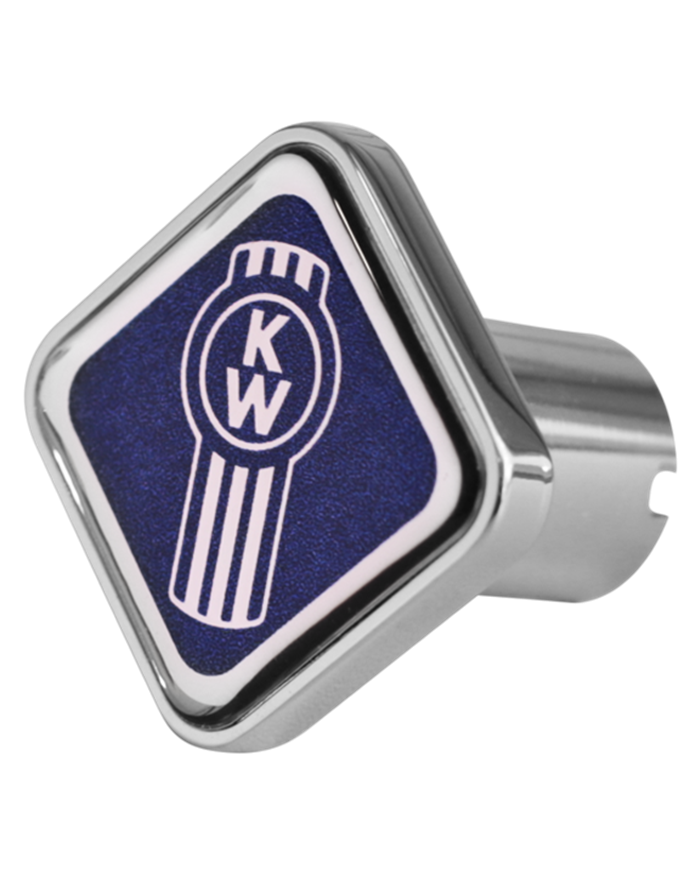 DLPCK-KW1-S-7747-Kenworth Logo Square Knob Blue 647