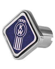 DLPCK-KW1-S-7747-Kenworth Logo Square Knob Blue 647