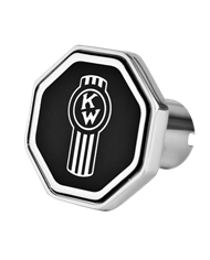 DLPCK-KWO-O-6090-Kenworth Old Logo Octagon Knob Black 190