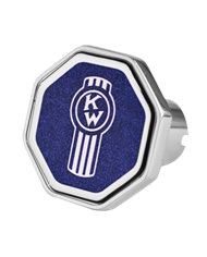 DLPCK-KWO-O-7747-Kenworth Old Logo Octagon Knob Blue 647