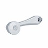 UP24015-1-Chrome Die-Cast Window Crank With 16-Spline 7/16  OD Adapter - Indented