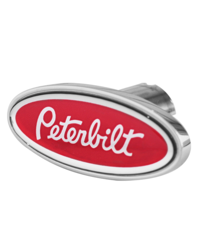 DLPCK-PB-LS-6340-Peterbilt Logo Shape Knob Red 440