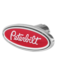 DLPCK-PB-LS-6340-Peterbilt Logo Shape Knob Red 440