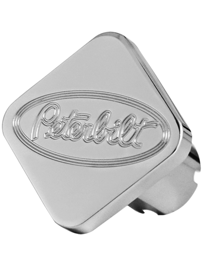 DLPCK-PB1-S-Peterbilt Logo Square Knob DLPCK-PB1-S-Peterbilt Logo Square Knob