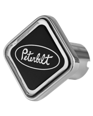 DLPCK-PB1-S-6090-Peterbilt Oval Logo Square Knob Black 190
