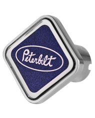 DLPCK-PB1-S-7747-Peterbilt Oval Logo Square Knob Blue 647