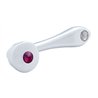 UP24019-Chrome Die-Cast Window Crank With 16-Spline 7/16  OD Adapter - Purple Crystal