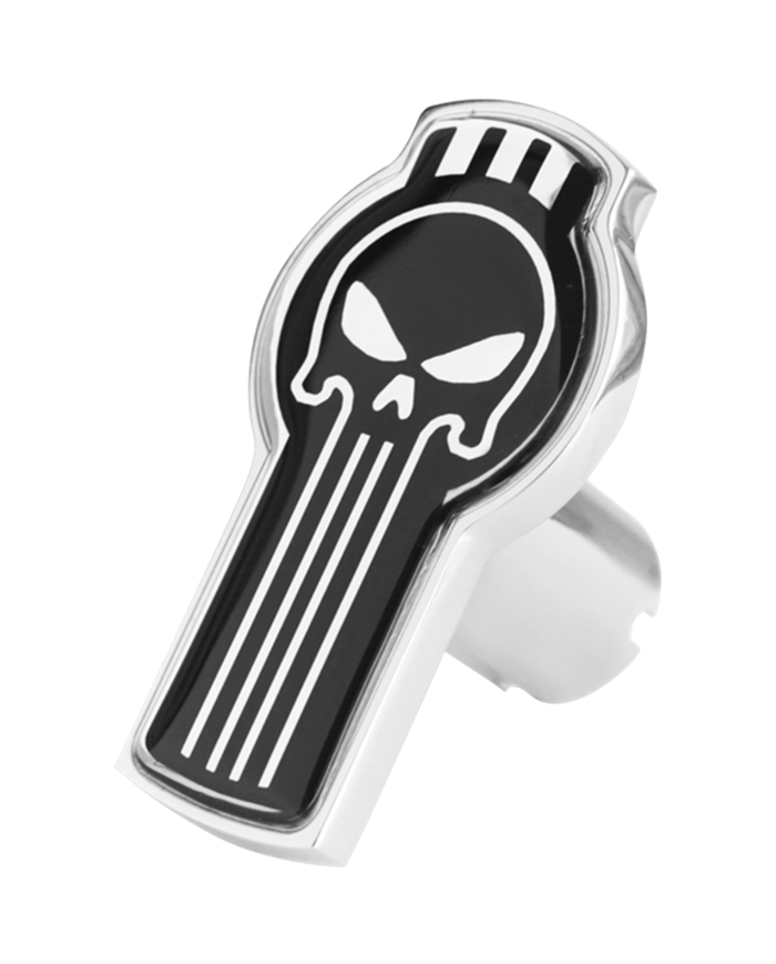 DLPCK-PUN-LS-6090-Punisher Logo Shape Knob Black 190