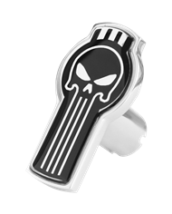 DLPCK-PUN-LS-6090-Punisher Logo Shape Knob Black 190