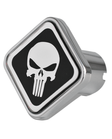 DLPCK-PUN-S-6090-Punisher Logo Square Knob Black/Chrome 190 DLPCK-PUN-S-6090-Punisher Logo Square Knob Black/Chrome 190