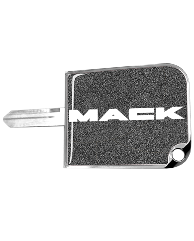 DLPCK-SKC1-M1-5778-Rectangular Big Key Cover MK Text Logo Metallic Black 195
