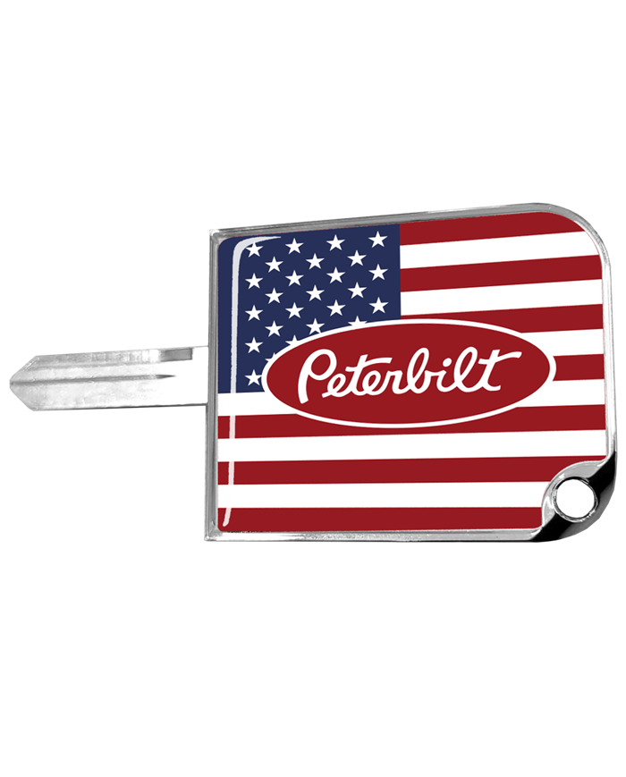 DLPCK-SKC1-P1-USA-Rectangular Big Key Cover PB Logo US Flag Red/Chrome DLPCK-SKC1-P1-USA-Rectangular Big Key Cover PB Logo US Flag Red/Chrome