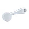 UP24021-Chrome Die-Cast Window Crank With 16-Spline 7/16  OD Adapter - Plain