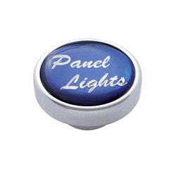 UP23216-"Panel Lights" Dash Knob - Blue Glossy Sticker