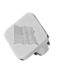 DLPCK-USA-S-USA Flag Square Knob