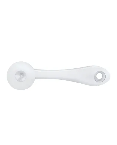 UP24022-1-Chrome Die-Cast Window Crank With 3/8  Square Adapter - Indented