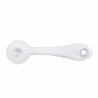 UP24022-1-Chrome Die-Cast Window Crank With 3/8  Square Adapter - Indented