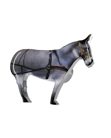 DLPCK-WM-LS3-M-Donkey Logo Shape Printed Knob DLPCK-WM-LS3-M-Donkey Logo Shape Printed Knob
