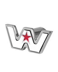 DLPCK-WS-LS-108-WS Logo Shape Knob White 108 DLPCK-WS-LS-108-WS Logo Shape Knob White 108