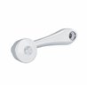 UP24022-1-Chrome Die-Cast Window Crank With 3/8  Square Adapter - Indented
