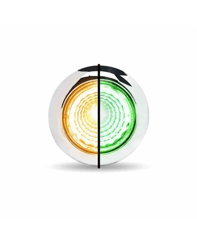 TXTLED-BX1AG-Mini Button Dual Revolution Amber/Green LED with Reflector & Silicone Locking Ring (1 Diode) TXTLED-BX1AG-Mini Button Dual Revolution Amber/Green LED with Reflector & Silicone Locking Ring (1 Diode)