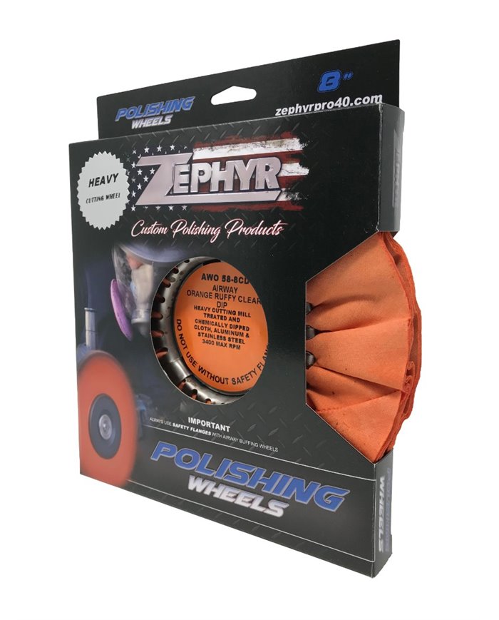 ORANGE RUFFY CLEAR DIP