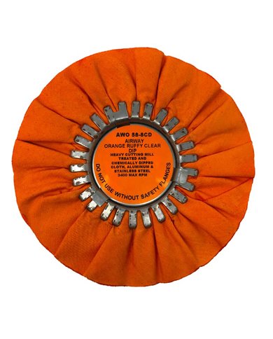 ORANGE RUFFY CLEAR DIP ORANGE RUFFY CLEAR DIP