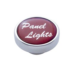 UP23219-"Panel Lights" Dash Knob - Red Glossy Sticker