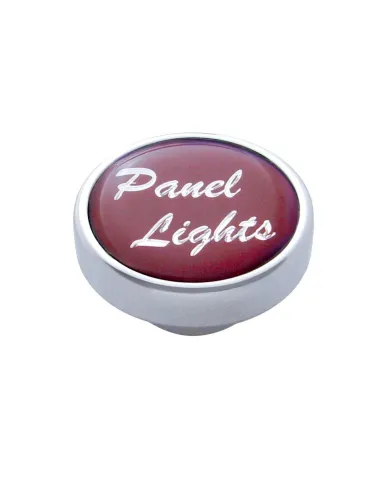 UP23219-"Panel Lights" Dash Knob - Red Glossy Sticker