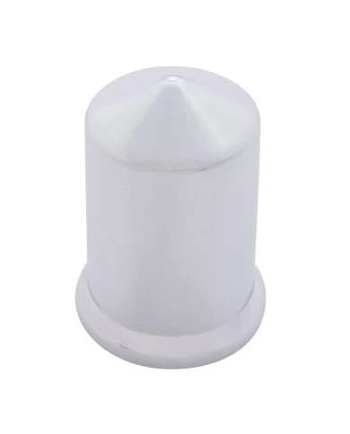 (20/PACK) CHROME PLASTIC 1 1/2" x 2 3/4" ROUND NUT COVER (20/PACK) CHROME PLASTIC 1 1/2" x 2 3/4" ROUND NUT COVER