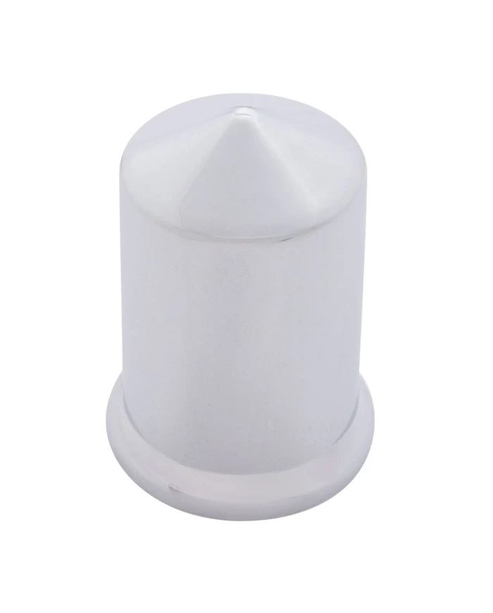 (20/PACK) CHROME PLASTIC 1 1/2" x 2 3/4" ROUND NUT COVER