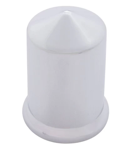 (BULK) CHROME PLASTIC 1 1/2" x 2 3/4" ROUND NUT COVER (BULK) CHROME PLASTIC 1 1/2" x 2 3/4" ROUND NUT COVER