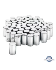 (60/CBOX) 33MM X 3 1/2" THREAD-ON CYLINDER NUT COVER - 60PCS (60/CBOX) 33MM X 3 1/2" THREAD-ON CYLINDER NUT COVER - 60PCS