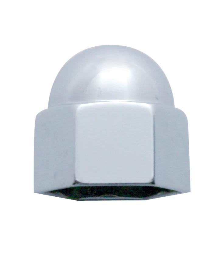 (BULK) CHROME ZINC 3/4" x 15/16" ACORN NUT COVER (BULK) CHROME ZINC 3/4" x 15/16" ACORN NUT COVER