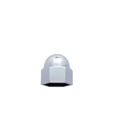 (BULK) CHROME ZINC 11/16" x 7/8" ACORN NUT COVER (BULK) CHROME ZINC 11/16" x 7/8" ACORN NUT COVER