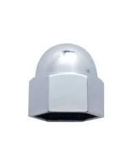 (BULK) CHROME ZINC 11/16" x 7/8" ACORN NUT COVER (BULK) CHROME ZINC 11/16" x 7/8" ACORN NUT COVER