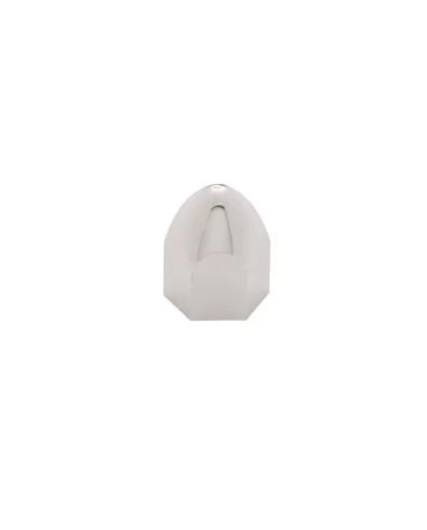 (BULK) CHROME PLASTIC 9/16" x 15/16" BULLET NUT COVER (BULK) CHROME PLASTIC 9/16" x 15/16" BULLET NUT COVER