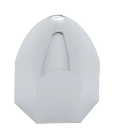 (BULK) CHROME PLASTIC 1/2" x 15/16" BULLET NUT COVER (BULK) CHROME PLASTIC 1/2" x 15/16" BULLET NUT COVER