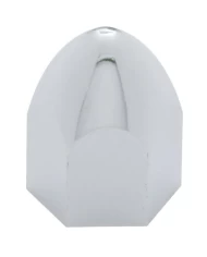 (BULK) CHROME PLASTIC 1/2" x 15/16" BULLET NUT COVER (BULK) CHROME PLASTIC 1/2" x 15/16" BULLET NUT COVER