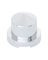 (BULK) CHROME PLASTIC 7/16" x 3/4" POINTED ROUND NUT COVER FOR HEX HEAD BOLTS (BULK) CHROME PLASTIC 7/16" x 3/4" POINTED ROUND NUT COVER FOR HEX HEAD BOLTS