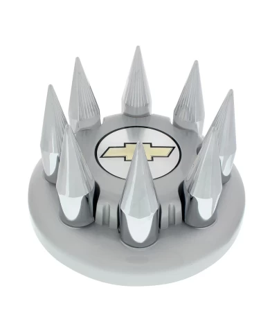 (BULK) CHROME SPIKE NUT COVER FOR CHEVY & GMC FULL SIZE PICKUP (BULK) CHROME SPIKE NUT COVER FOR CHEVY & GMC FULL SIZE PICKUP