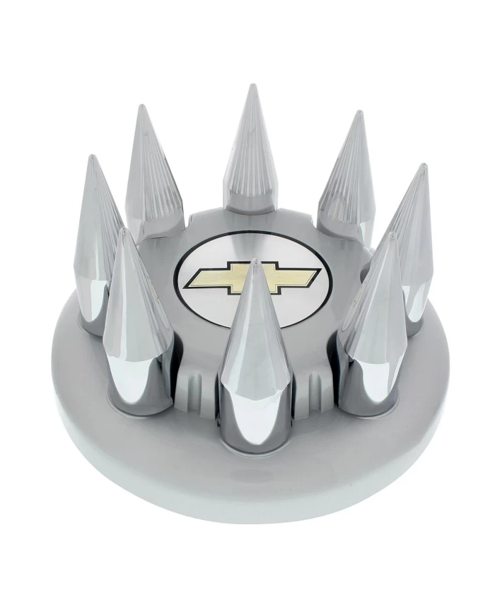 (BULK) CHROME SPIKE NUT COVER FOR CHEVY & GMC FULL SIZE PICKUP (BULK) CHROME SPIKE NUT COVER FOR CHEVY & GMC FULL SIZE PICKUP