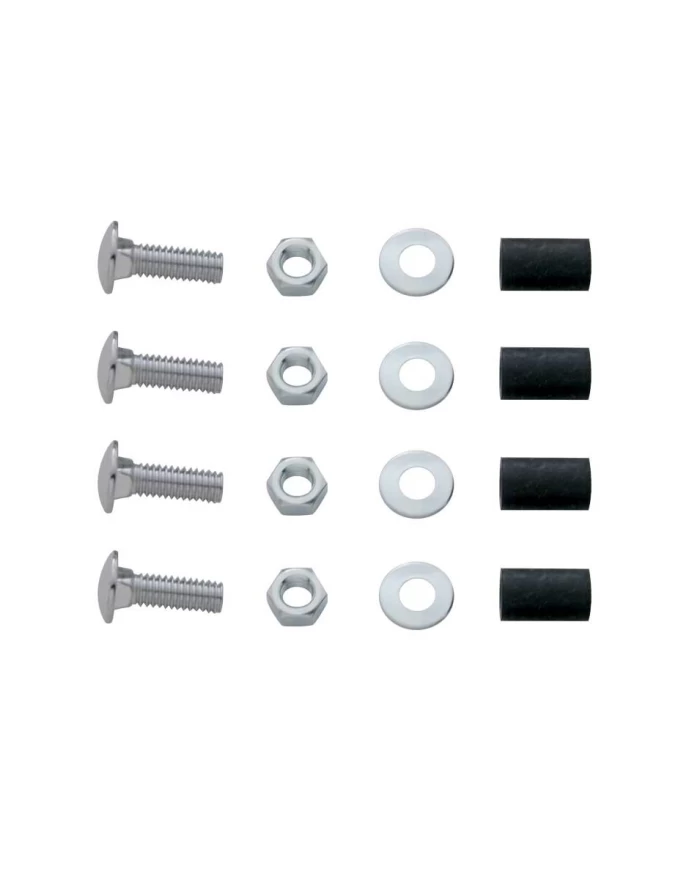 (BULK) WELDED STUD TOP MUD FLAP PLATE MOUNTING HARDWARE - NUT/WASHER x 4