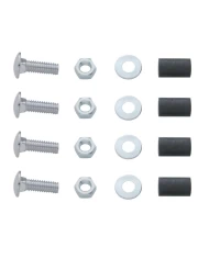 (BULK) BOLT THRU TOP MUD FLAP PLATE MOUNTING HARDWARE - BOLT/NUT/WASHER x 4 (BULK) BOLT THRU TOP MUD FLAP PLATE MOUNTING HARDWARE - BOLT/NUT/WASHER x 4