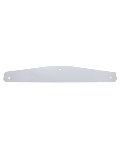 (BULK) CHROME 4"W x 20"L STANDAED BOTTOM MUD FLAP PLATE - BOLT THRU (BULK) CHROME 4"W x 20"L STANDAED BOTTOM MUD FLAP PLATE - BOLT THRU